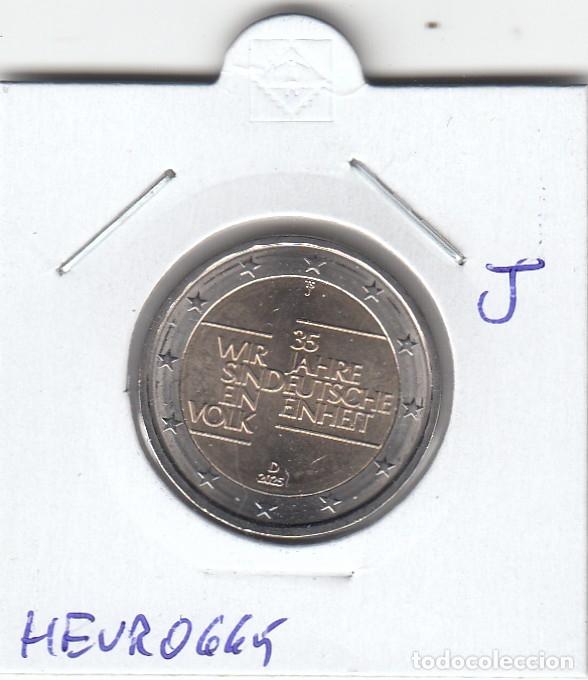 Monedas antiguas de Europa: HEUR0665 MONEDA ALEMANIA 2 EUROS 2025 Letra J (Unidad alemana)