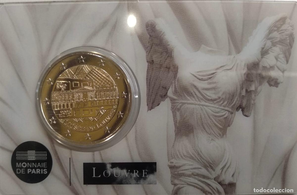 Monedas antiguas de Europa: HEUR0695 MONEDA FRANCIA 2 EUROS 2025 (Museo del Louvre) COIN CARD