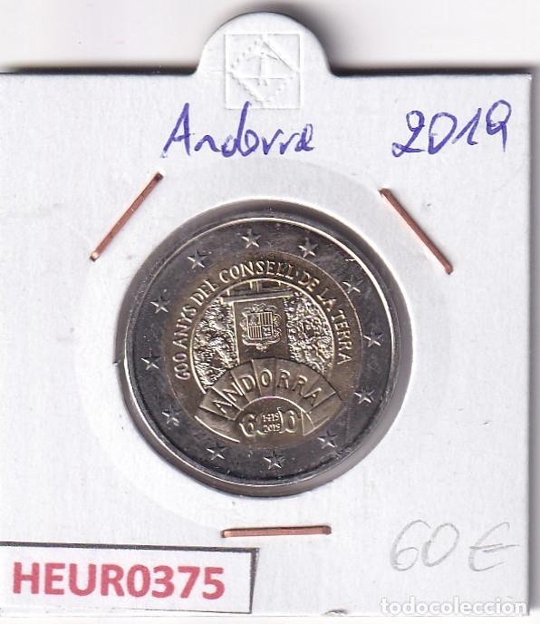 Monedas antiguas de Europa: HEUR0375 MONEDA ANDORRA 2 EUROS 2019 (Consell de la terra)