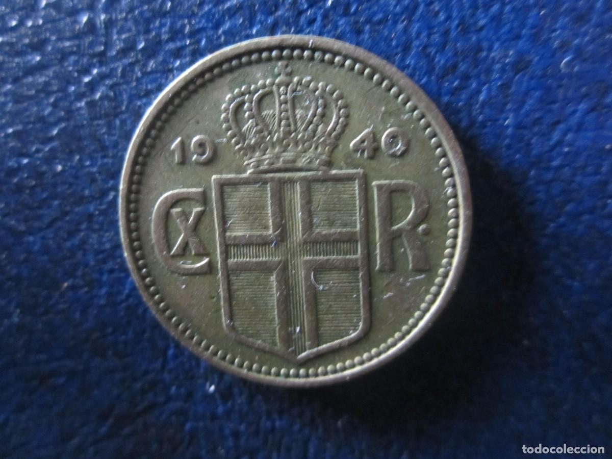 Monedas antiguas de Europa: Islandia 1 Corona 1940