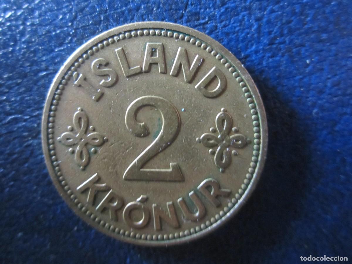 Monedas antiguas de Europa: Islandia 2 Coronas 1940