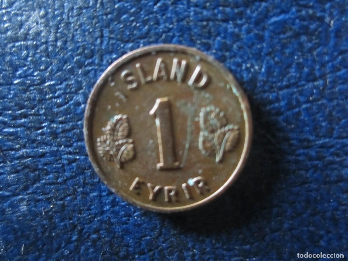 Monedas antiguas de Europa: Islandia 1 eyrir 1959