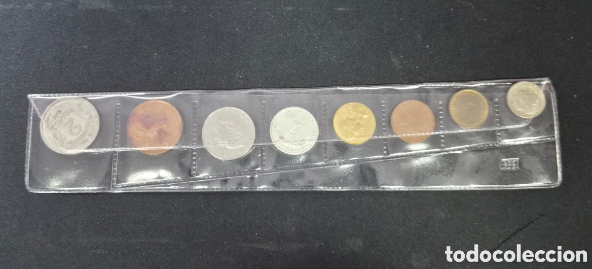 Monedas antiguas de Europa: Colecci&oacute;n de 8 monedas extranjeras antiguas &ndash; Diferentes pa&iacute;ses