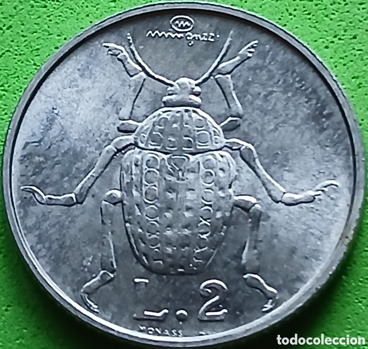 Monedas antiguas de Europa: San Marino 2 liras 1974 km#31
