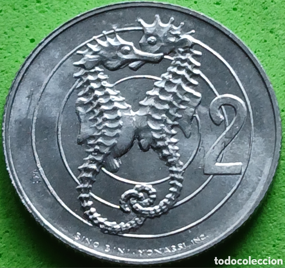 Monedas antiguas de Europa: San Marino 2 liras 1975 km#41 Amor universo animal