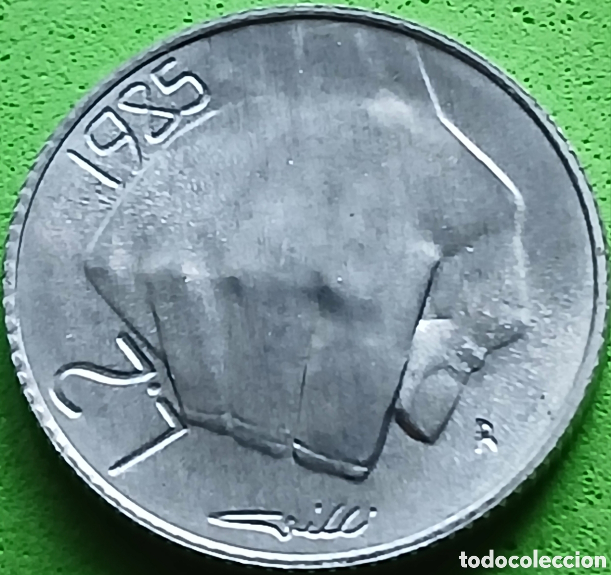 Monedas antiguas de Europa: San Marino 2 liras 1985 km#174 Lucha contra las drogas