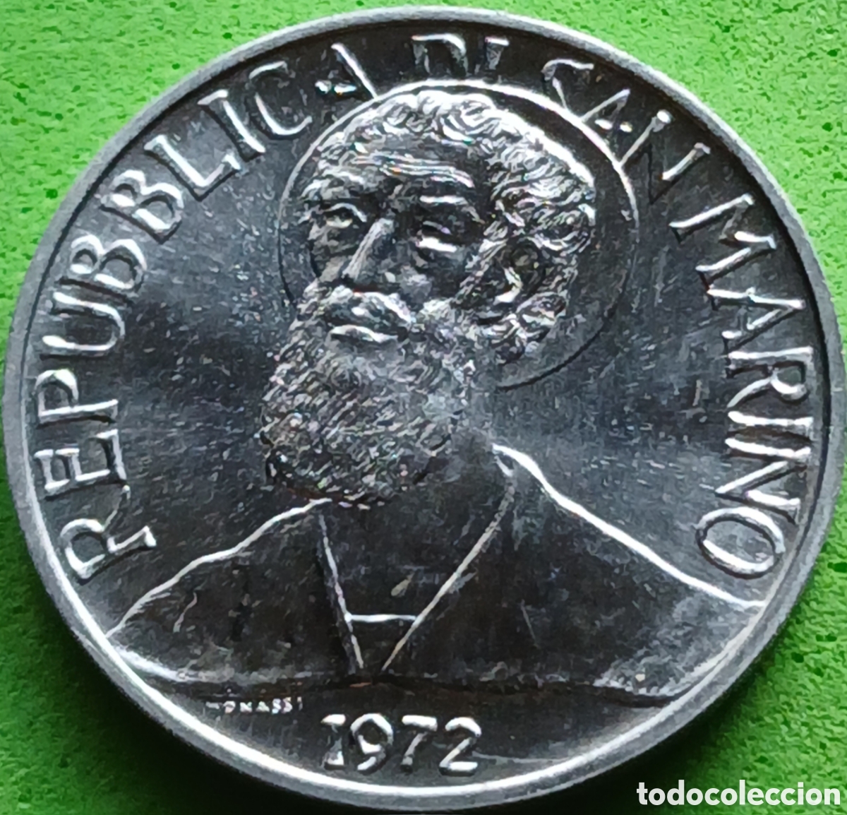 Monedas antiguas de Europa: San Marino 5 liras 1972 km#16