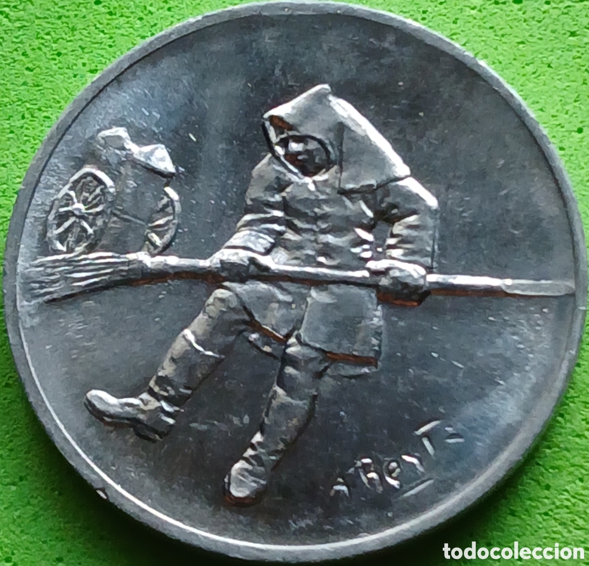 Monedas antiguas de Europa: San Marino 5 liras 1978 km#78 El trabajo