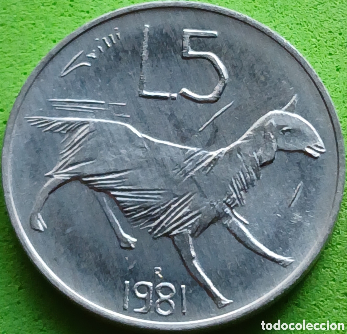 Monedas antiguas de Europa: San Marino 5 liras 1981 km#118 Paz