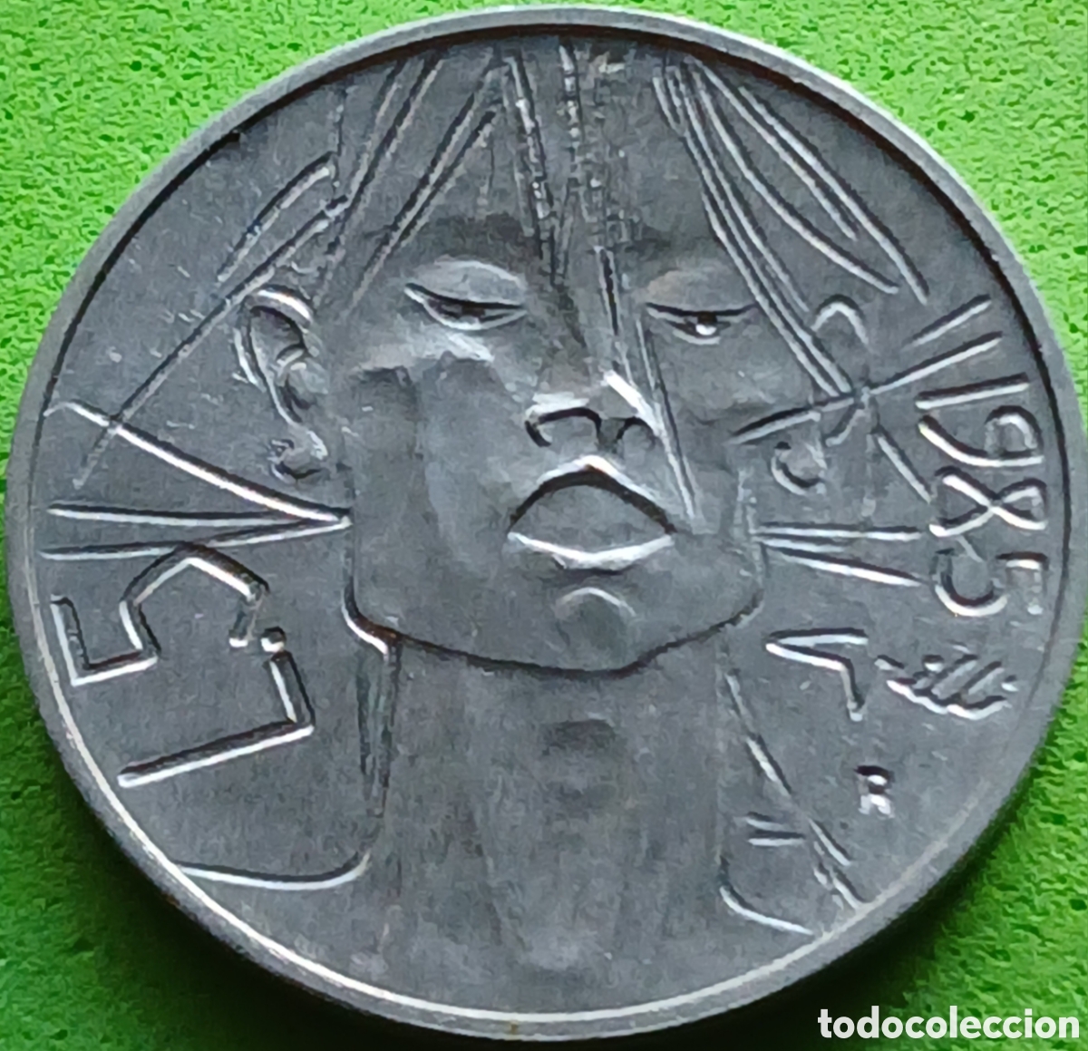Monedas antiguas de Europa: San Marino 5 liras 1985 km#175 Lucha contra las drogas