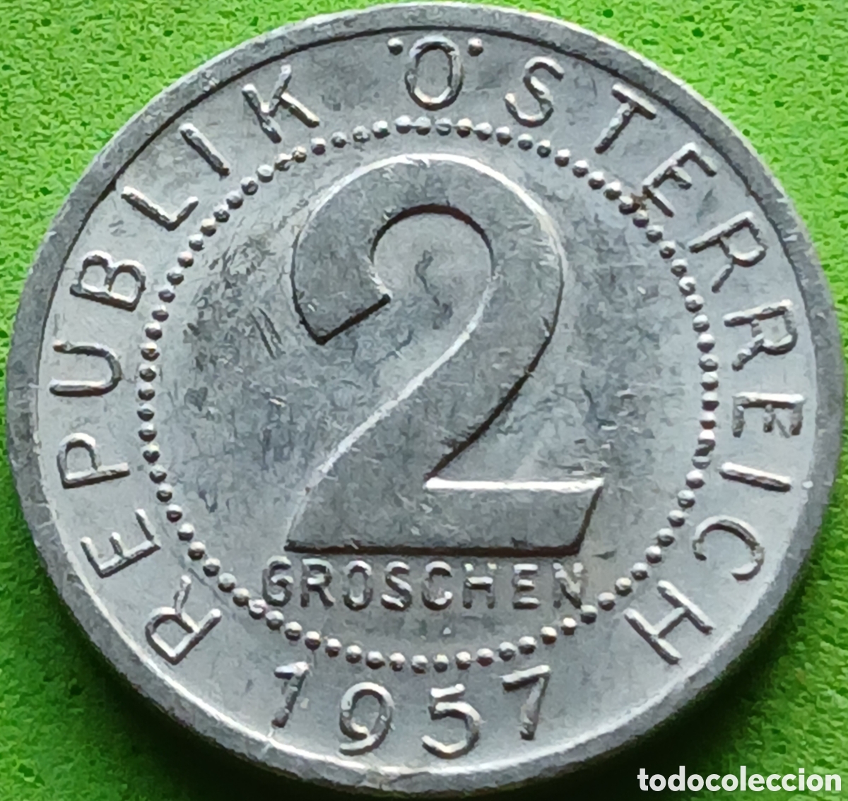 Monedas antiguas de Europa: Austria 2 groschen 1957 km#2976