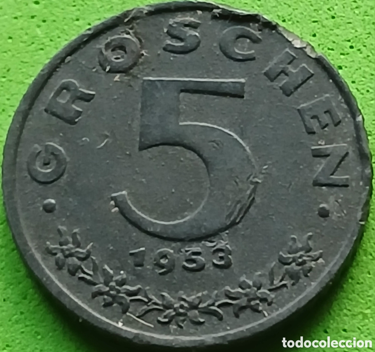 Monedas antiguas de Europa: Austria 5 groschen 1953 km#2875