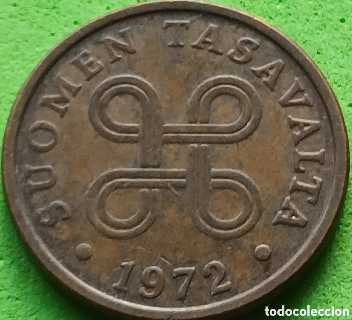 Monedas antiguas de Europa: Finlandia 5 pennia 1972 km#45