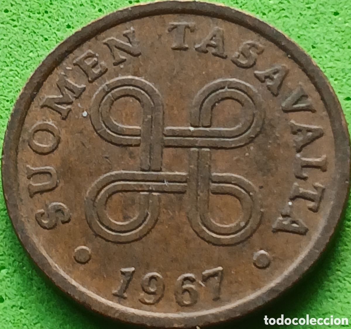Monedas antiguas de Europa: Finlandia 5 pennia 1967 km#45