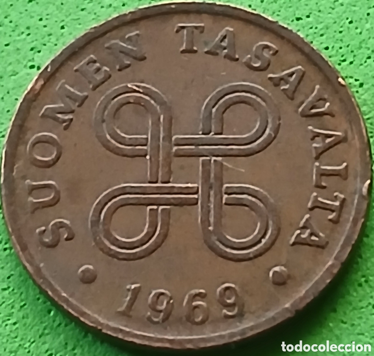 Monedas antiguas de Europa: Finlandia 1 penni 1969 km#44