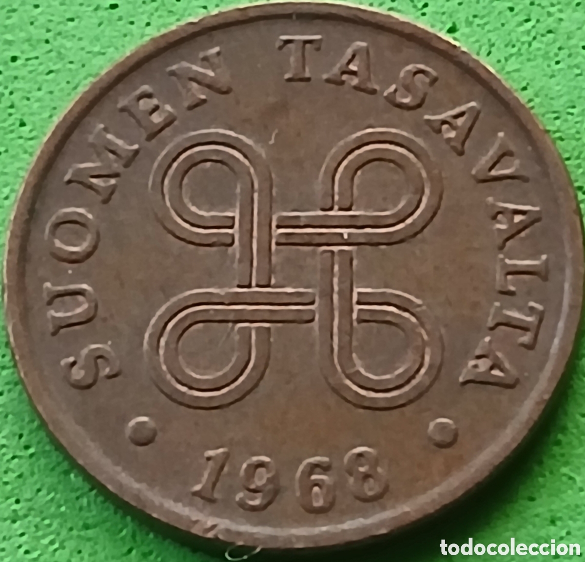Monedas antiguas de Europa: Finlandia 1 penni 1968 km#44