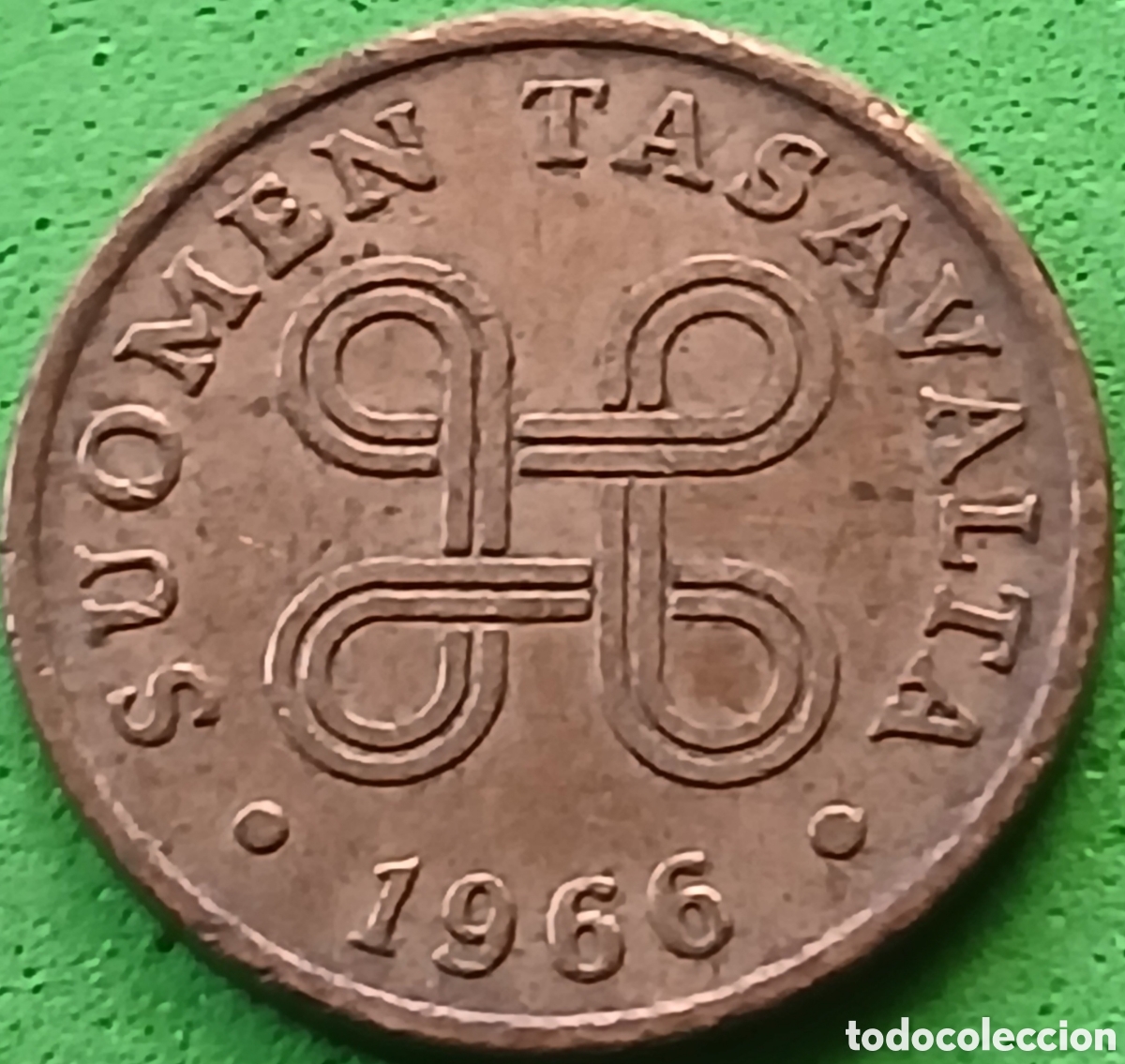 Monedas antiguas de Europa: Finlandia 1 penni 1966 km#44
