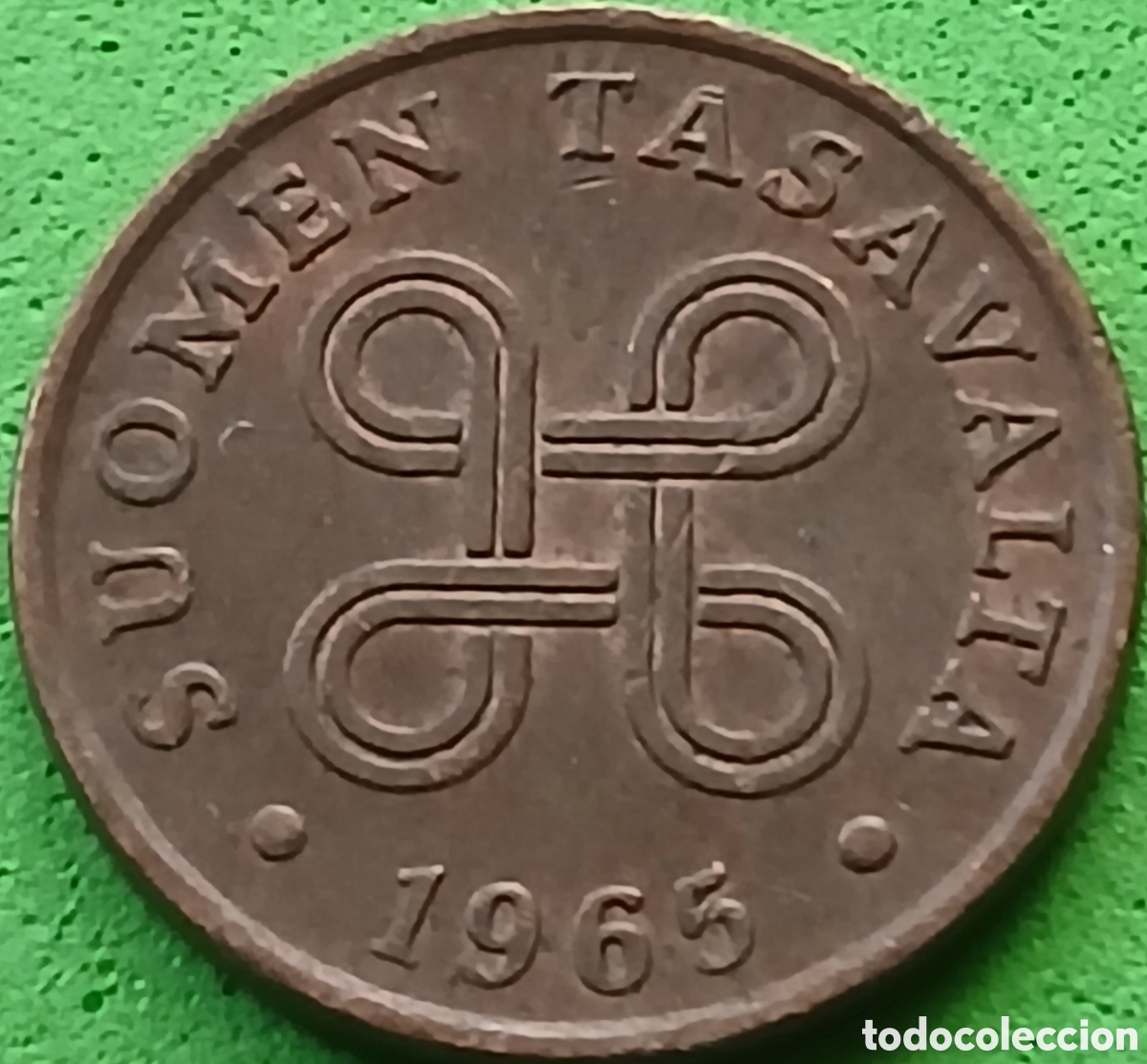 Monedas antiguas de Europa: Finlandia 1 penni 1965 km#44