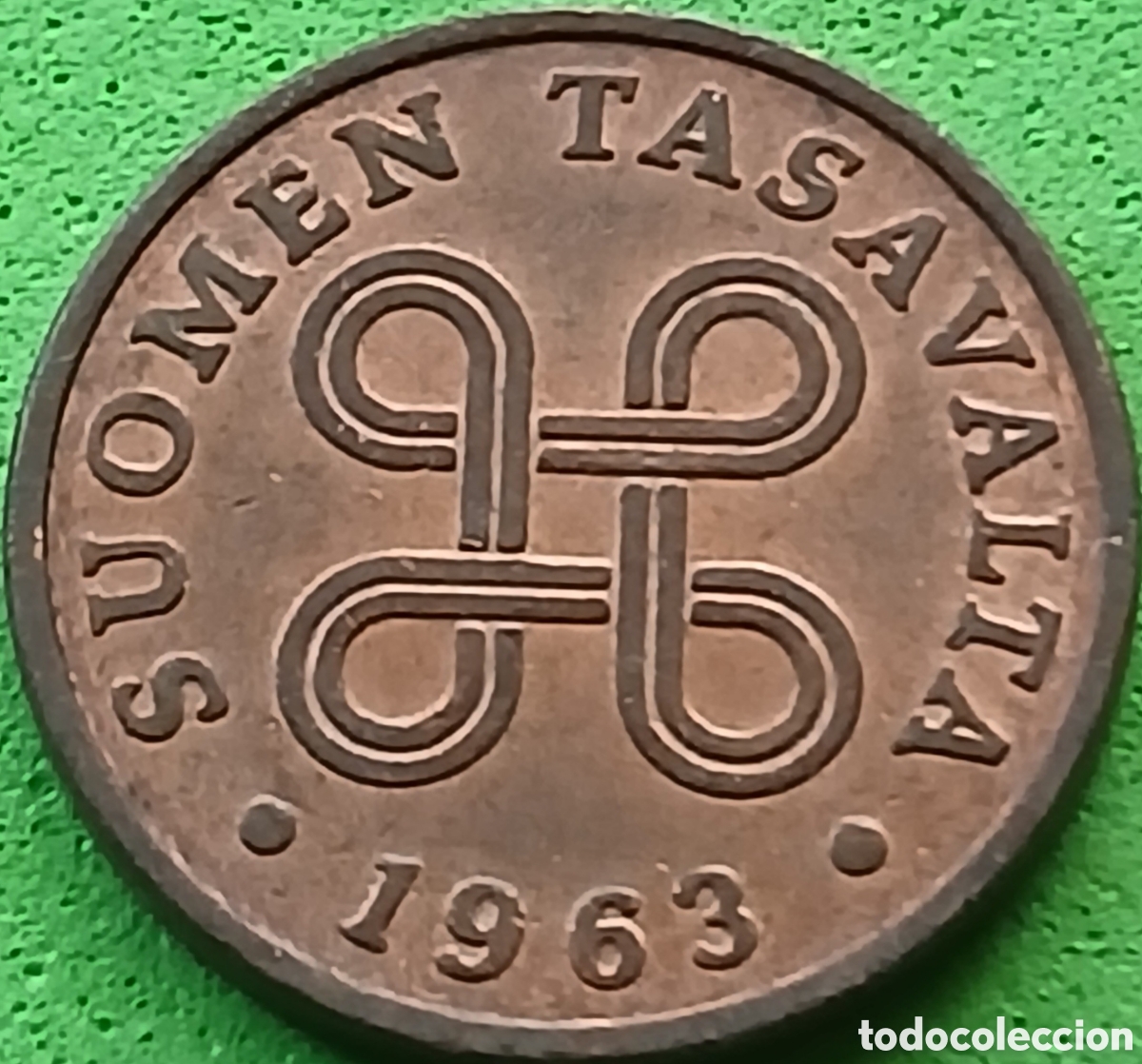 Monedas antiguas de Europa: Finlandia 1 penni 1963 km#44
