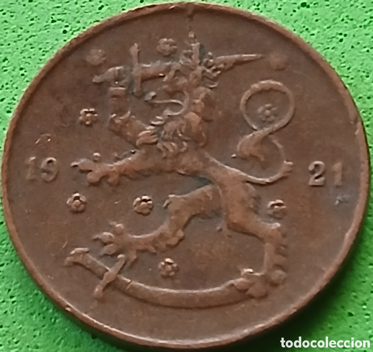 Monedas antiguas de Europa: Finlandia 5 pennia 1921 km#22