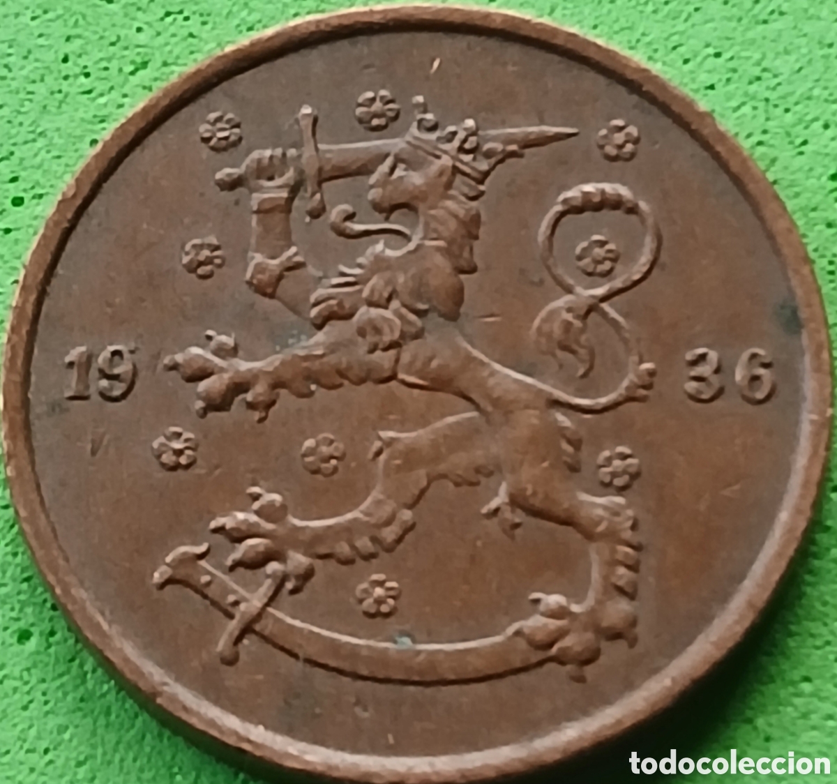 Monedas antiguas de Europa: Finlandia 5 pennia 1936 km#22
