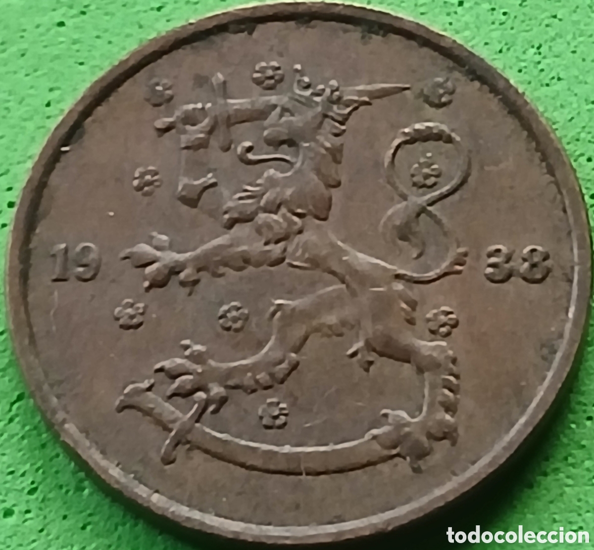 Monedas antiguas de Europa: Finlandia 5 pennia 1938 km#22