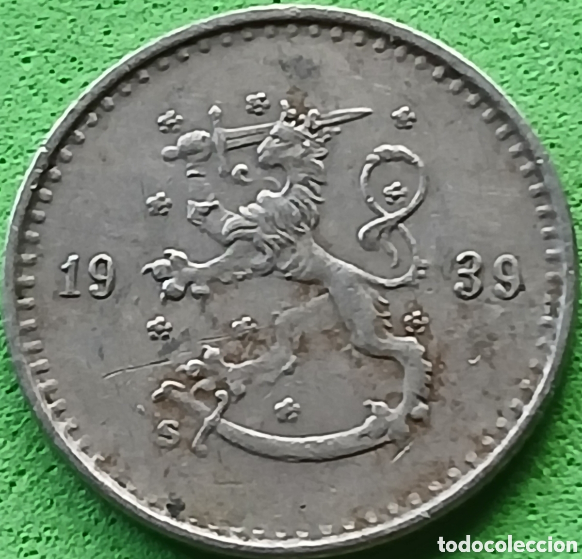 Monedas antiguas de Europa: Finlandia 25 pennia 1939 km#25