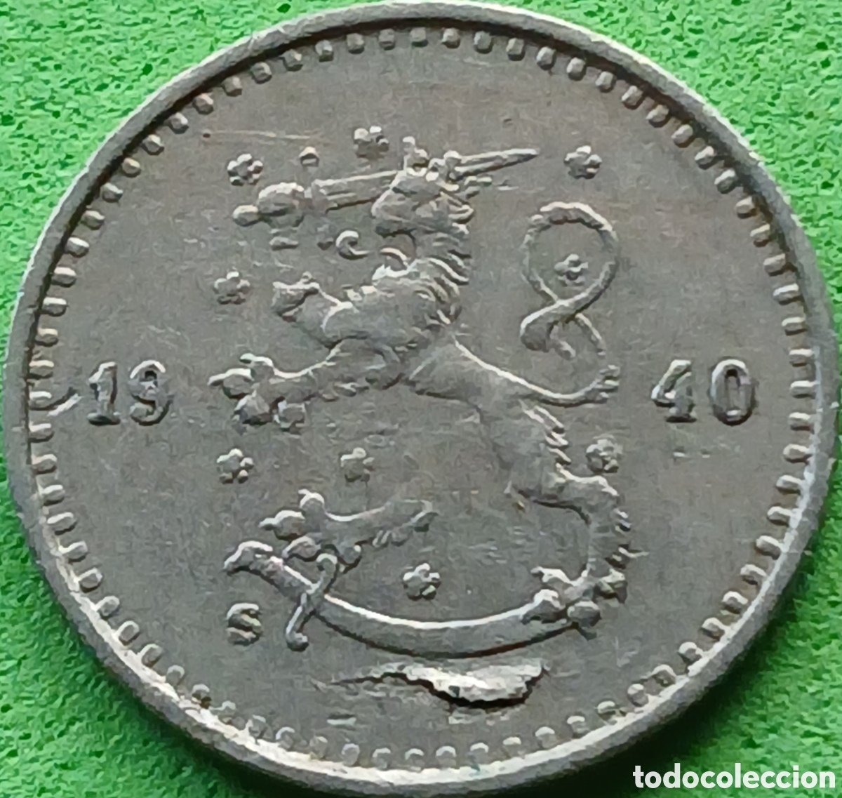 Monedas antiguas de Europa: Finlandia 25 pennia 1940 km#25