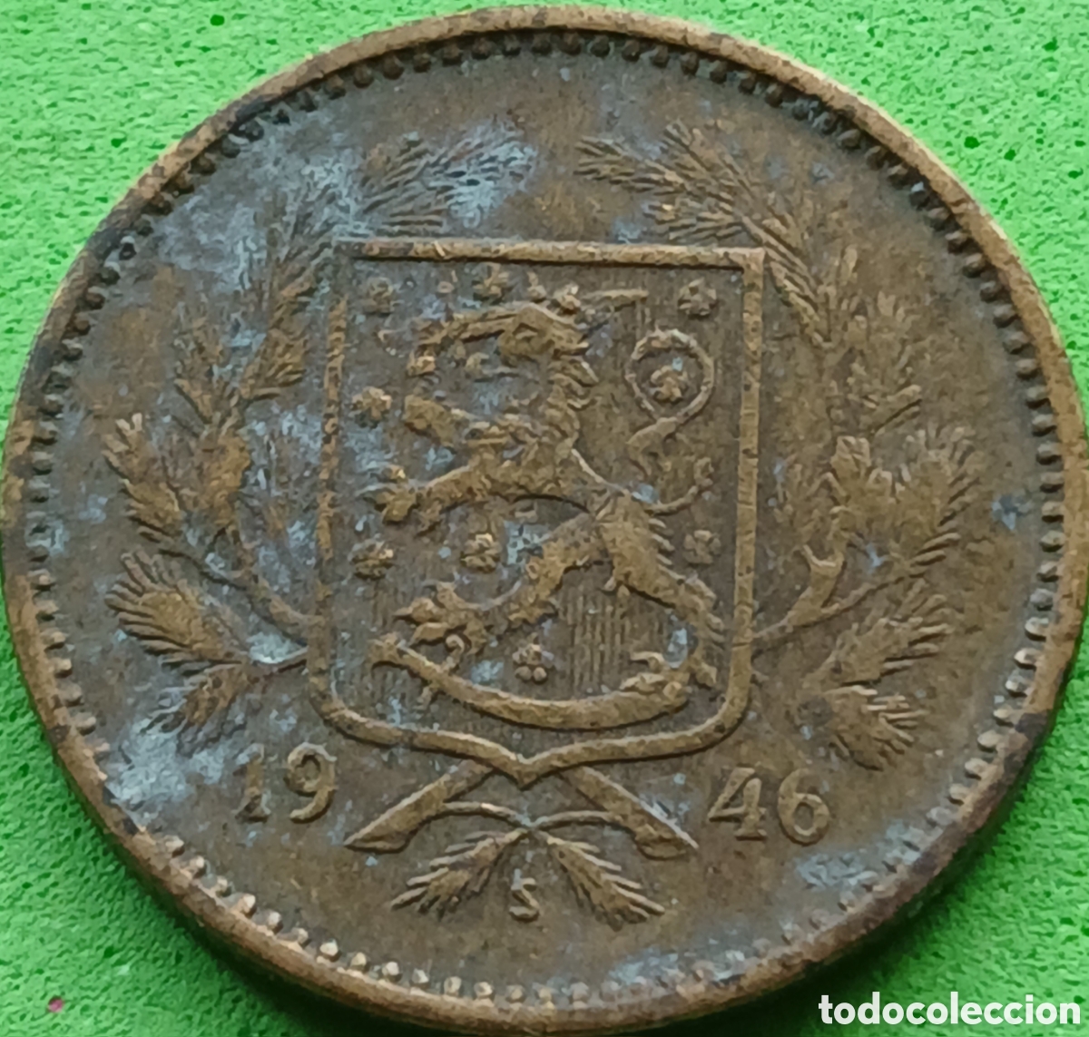 Monedas antiguas de Europa: Finlandia 5 marcos 1946 km#31a