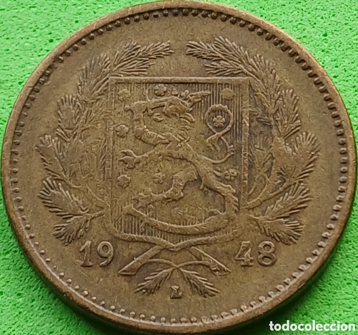 Monedas antiguas de Europa: Finlandia 5 marcos 1948 km#31a