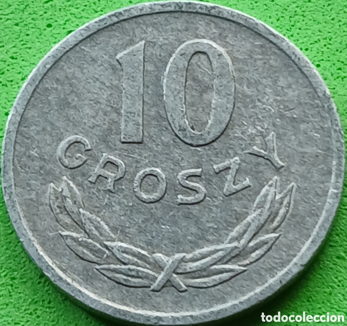 Monedas antiguas de Europa: Polonia 10 groszy 1973 Y#AA47 ceca &rdquo;MW&rdquo;