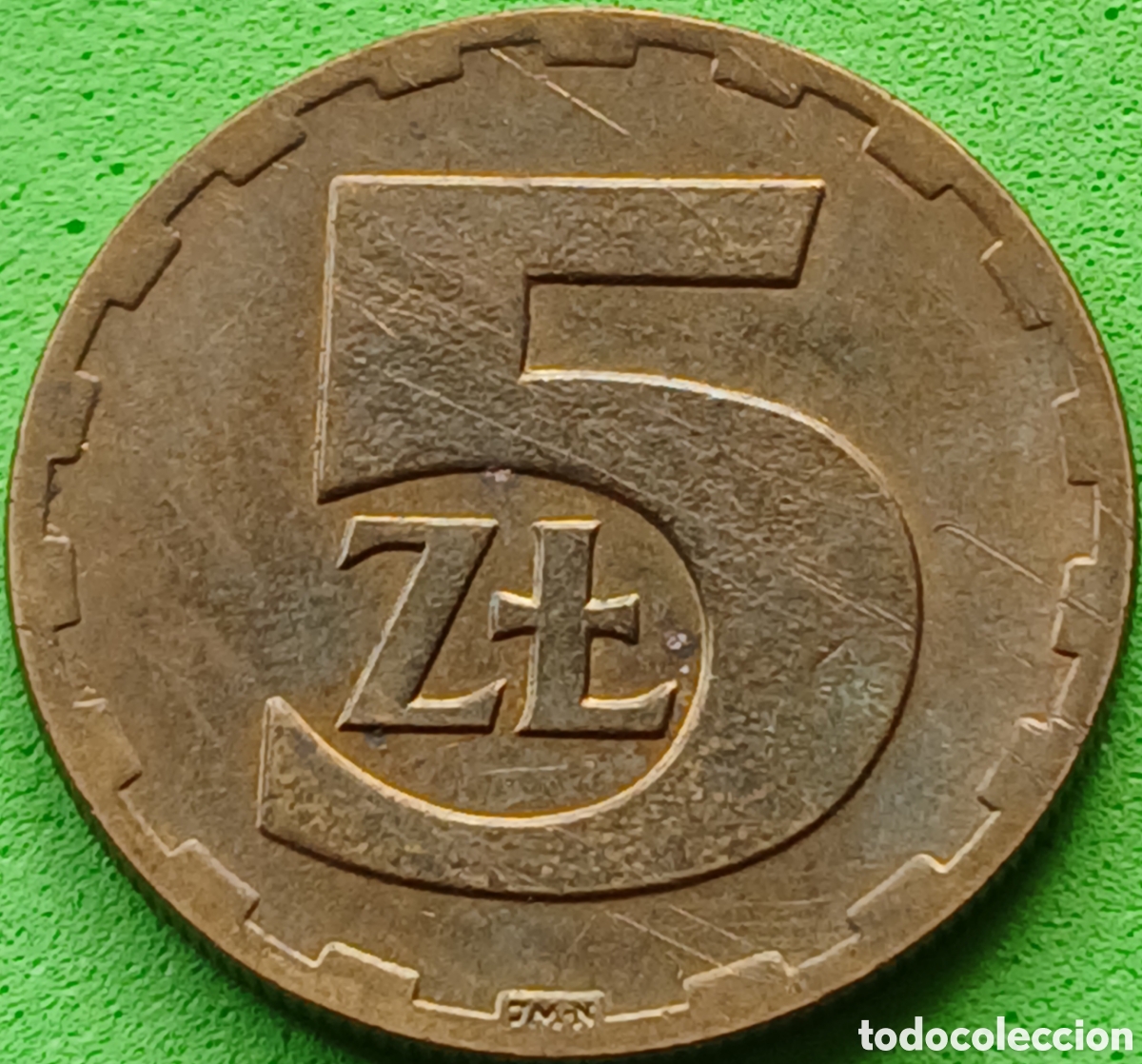 Monedas antiguas de Europa: Polonia 5 zlotych 1976 Y#81.1