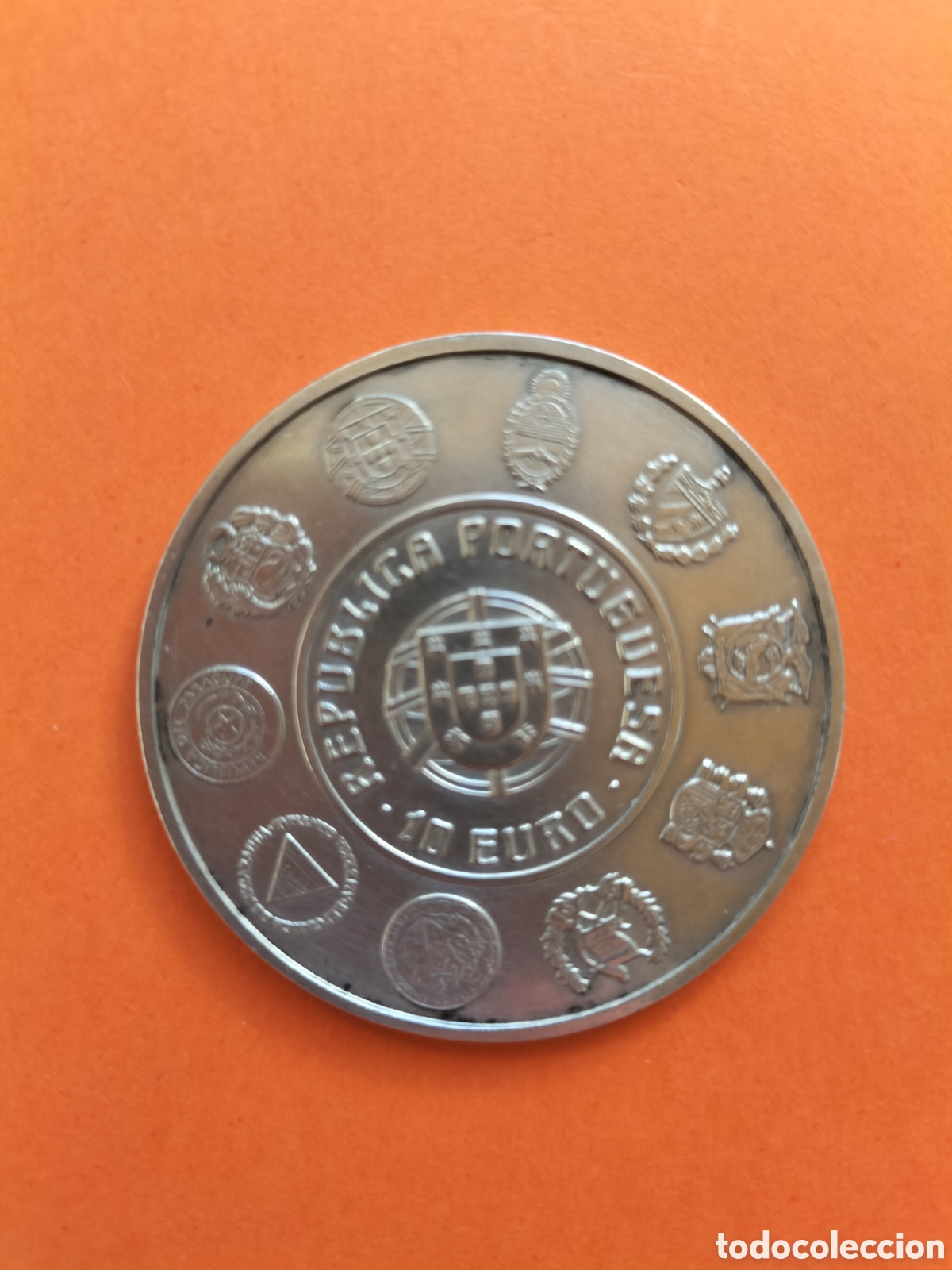 Monedas antiguas de Europa: 10 Euros 2003 Portugal. Plata.