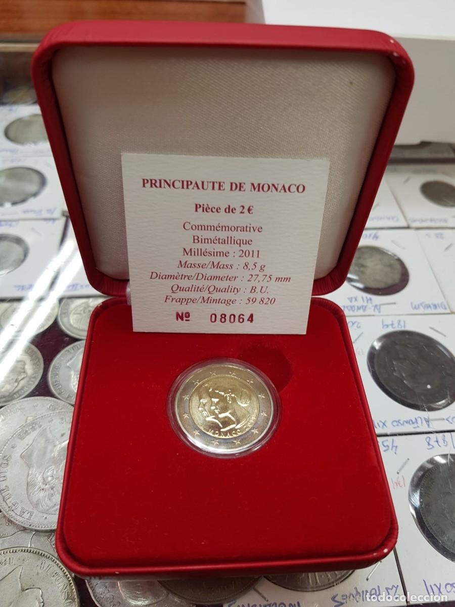 Monedas antiguas de Europa: MONACO- 2 EURO-2011-CONMEMORATIVA-BODA DEL PRINCIPE ALBERTO Y CHARLENE