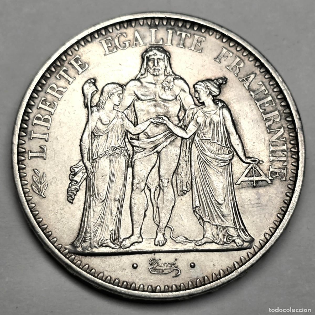 Monedas antiguas de Europa: MONEDA DE PLATA FRANCIA 10 FRANCOS 1965