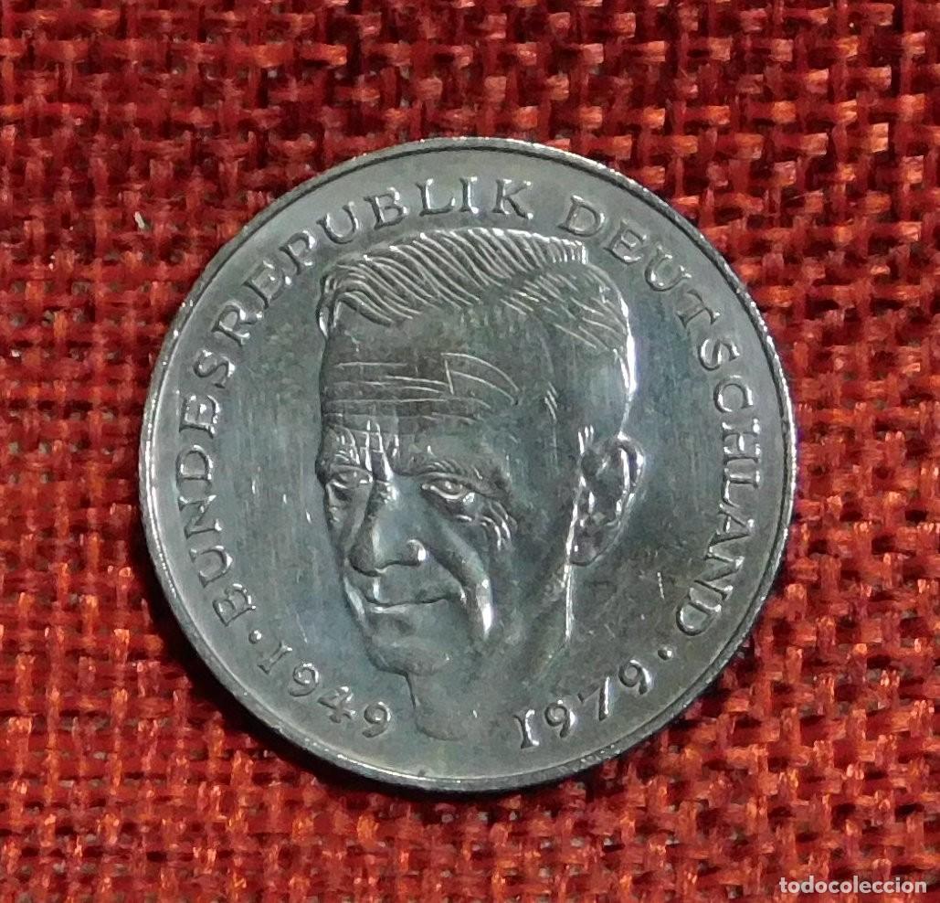 Monedas antiguas de Europa: Alemania - Germany - CONMEMORATIVA 2 MARCOS 1989 - 30 ANV. DE LA R FEDERAL, DR KURT SCHUMAC