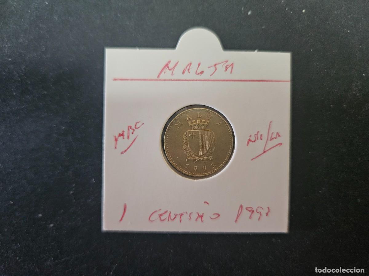 Monedas antiguas de Europa: MALTA 1 CENTIMO 1991 MBC KM=93 (NIQUEL-LAT&Oacute;N)
