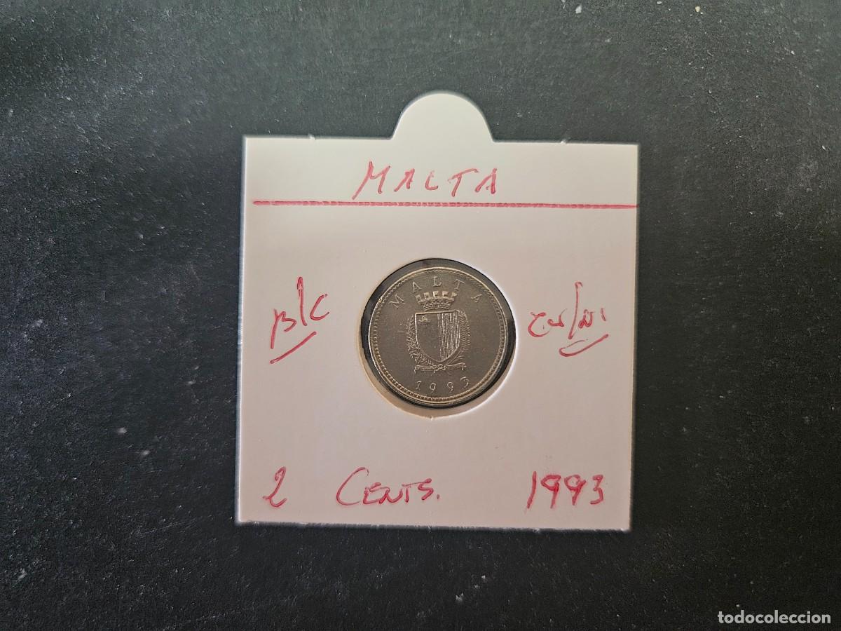 Monedas antiguas de Europa: MALTA 2 CENTIMOS 1991 MBC KM=94 (CUPRONIQUEL)