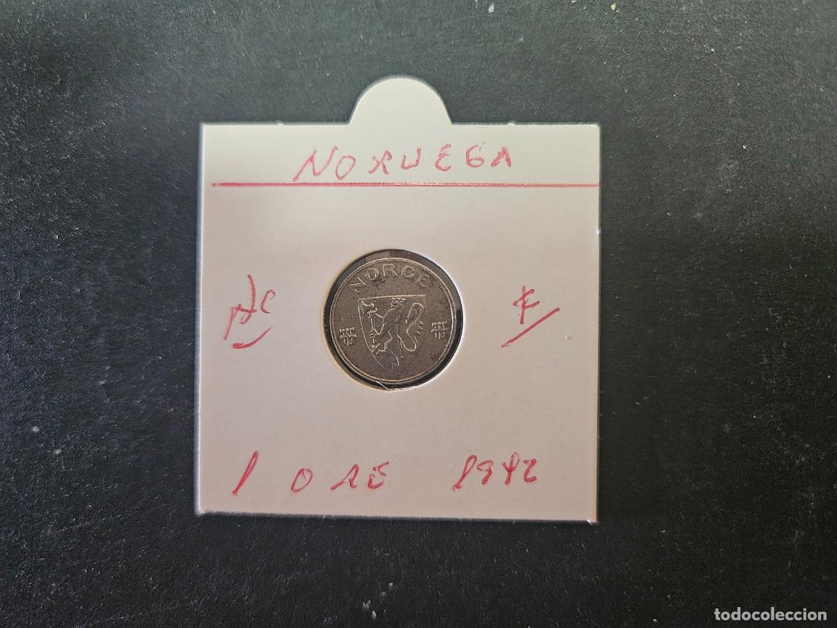 Monedas antiguas de Europa: NORUEGA 1 ORE 1942 BC KM=398 (HIERRO)