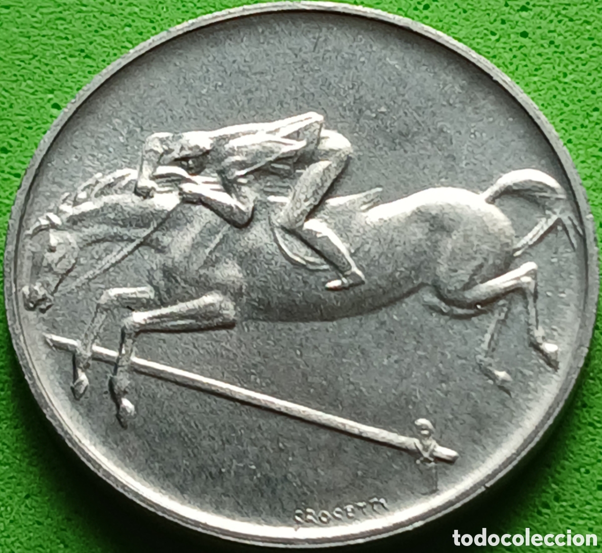 Monedas antiguas de Europa: San Marino 10 liras 1980 km#105 XXII Juegos Ol&iacute;mpicos de Verano