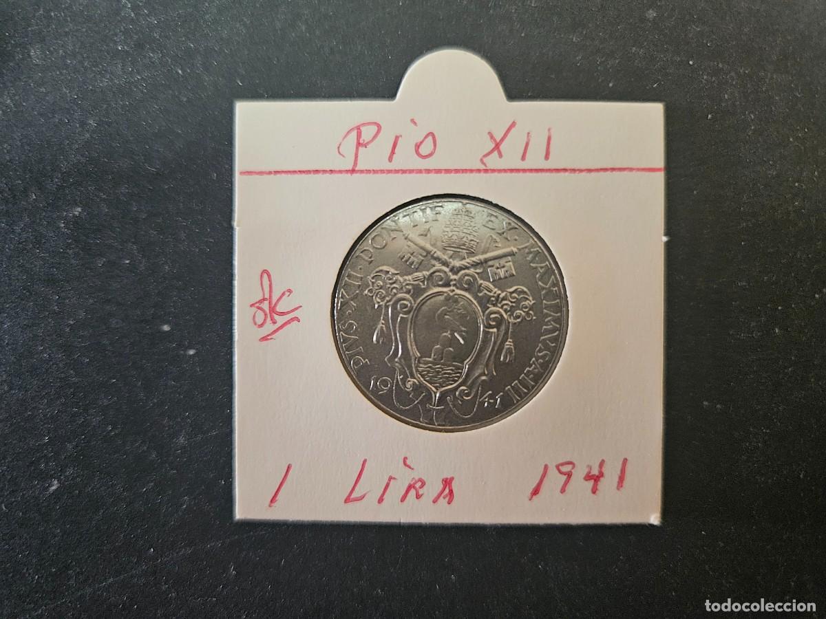 Monedas antiguas de Europa: VATICANO 1 LIRA 1941 S/C KM=26a (ACERO) PIO XII