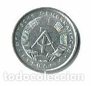 Monedas antiguas de Europa: ALEMANIA 1 PFENNIG 1980 A ALEMANIA REPUBLICA DEMOCRATICA DDR - MONEDA DEL TEL&Oacute;N DE ACERO COMUNISTA