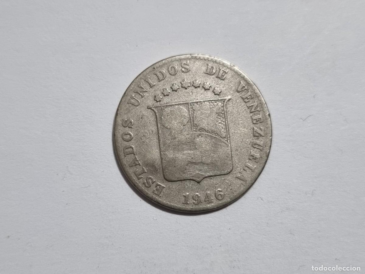 Monedas antiguas de Europa: Lote Moneda Estados Unidos Venezuela 12 Centimos 1/2 medio 1946 Coleccionista