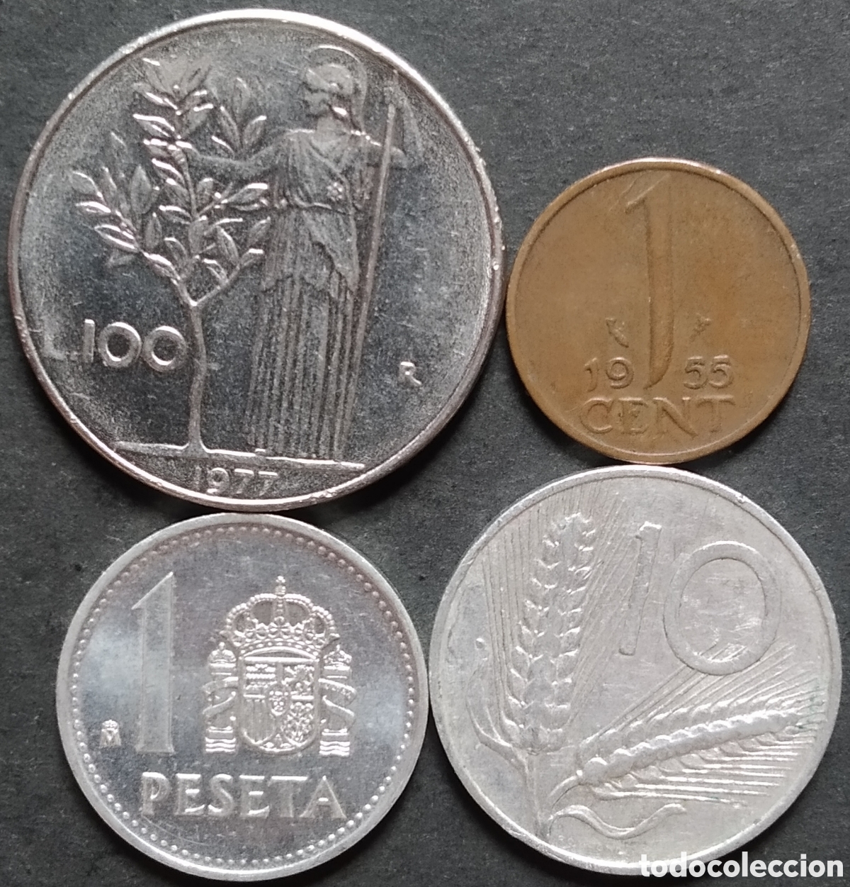 Monedas antiguas de Europa: LOTE MONEDAS N&deg; 0185 - LOTE DE 4 MONEDAS INTERNACIONALES