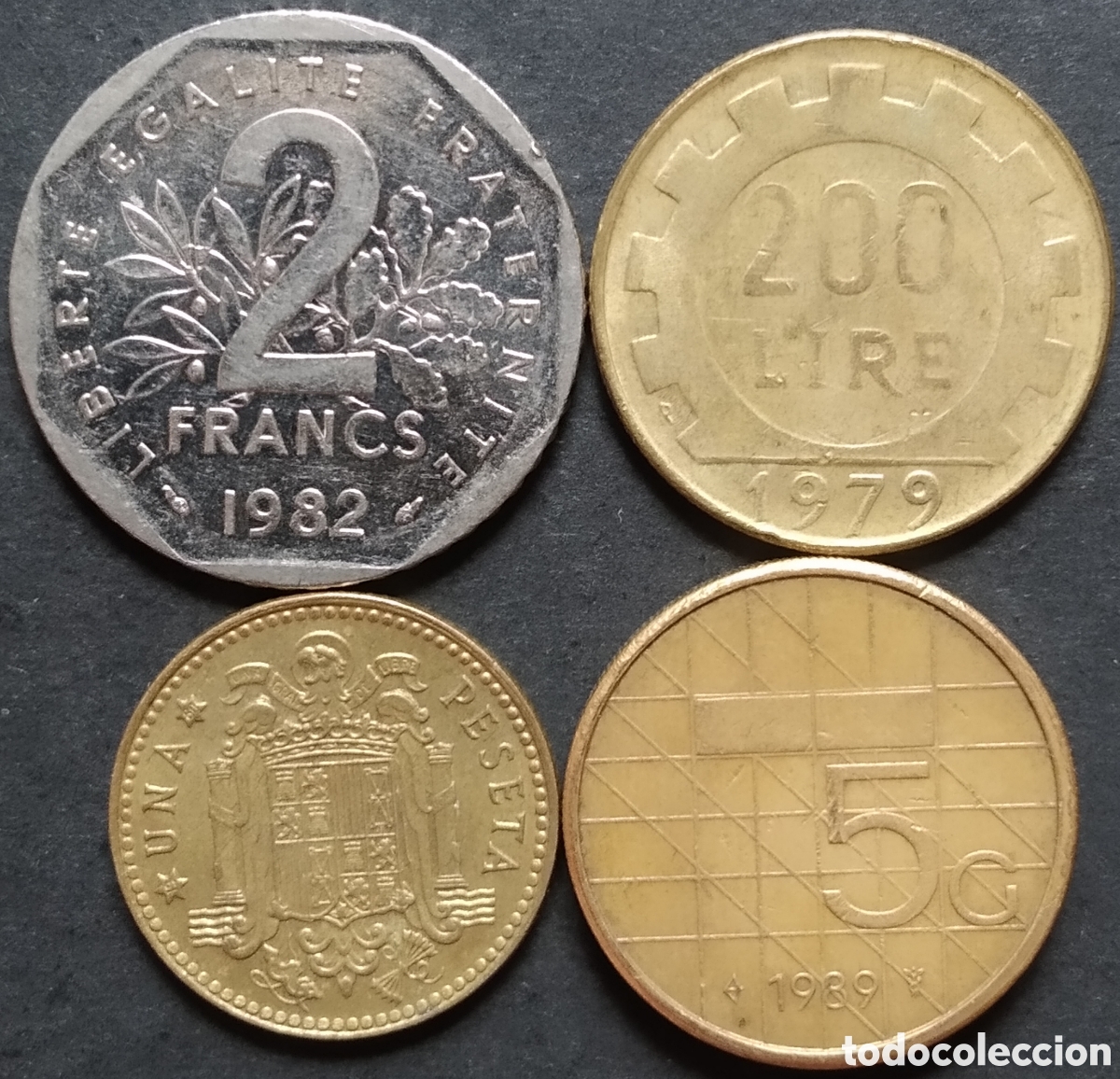Monedas antiguas de Europa: LOTE MONEDAS N&deg; 0186 - LOTE DE 4 MONEDAS INTERNACIONALES