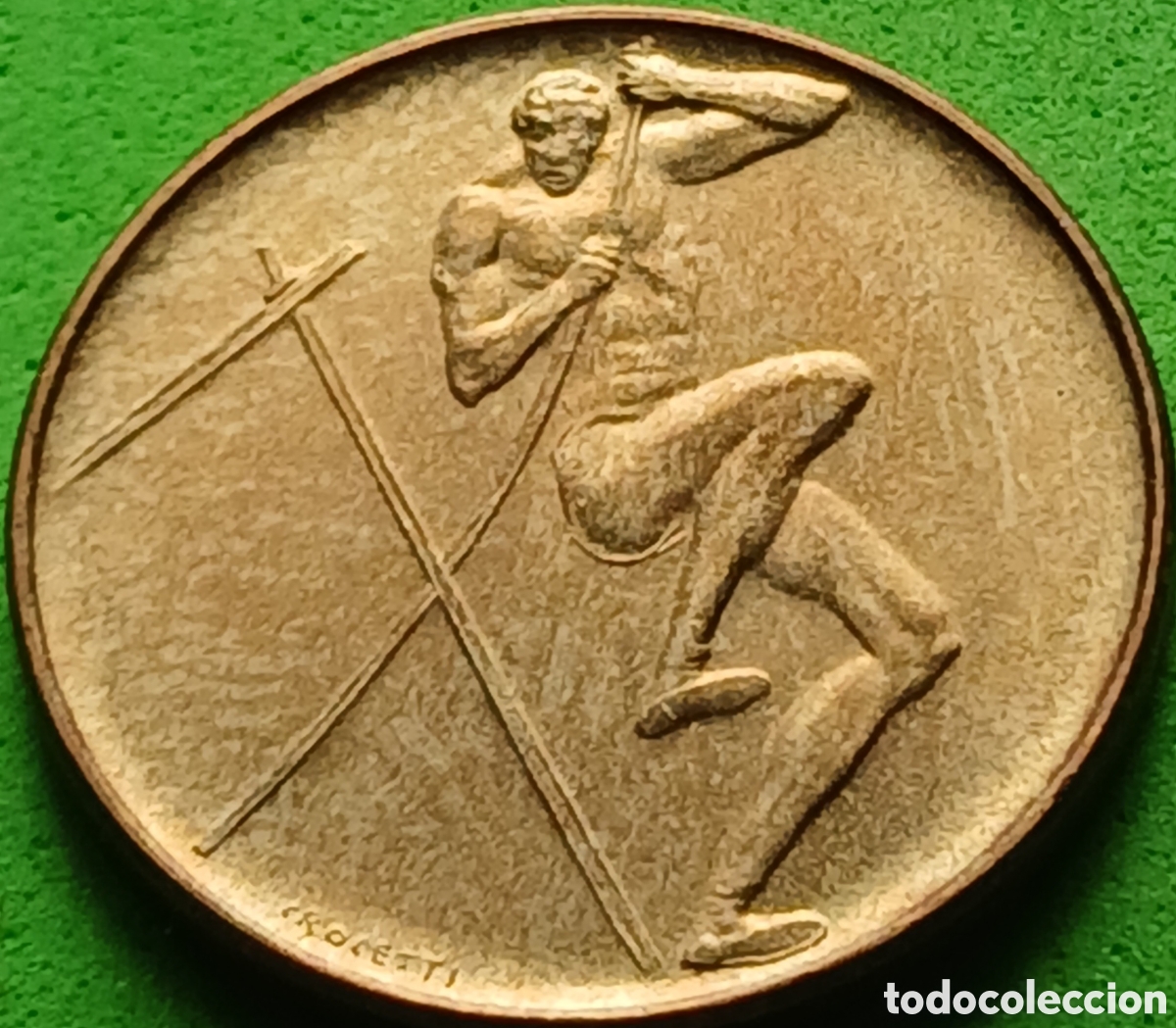 Monedas antiguas de Europa: San Marino 20 liras 1980 km#106 XXII Juegos Ol&iacute;mpicos de Verano