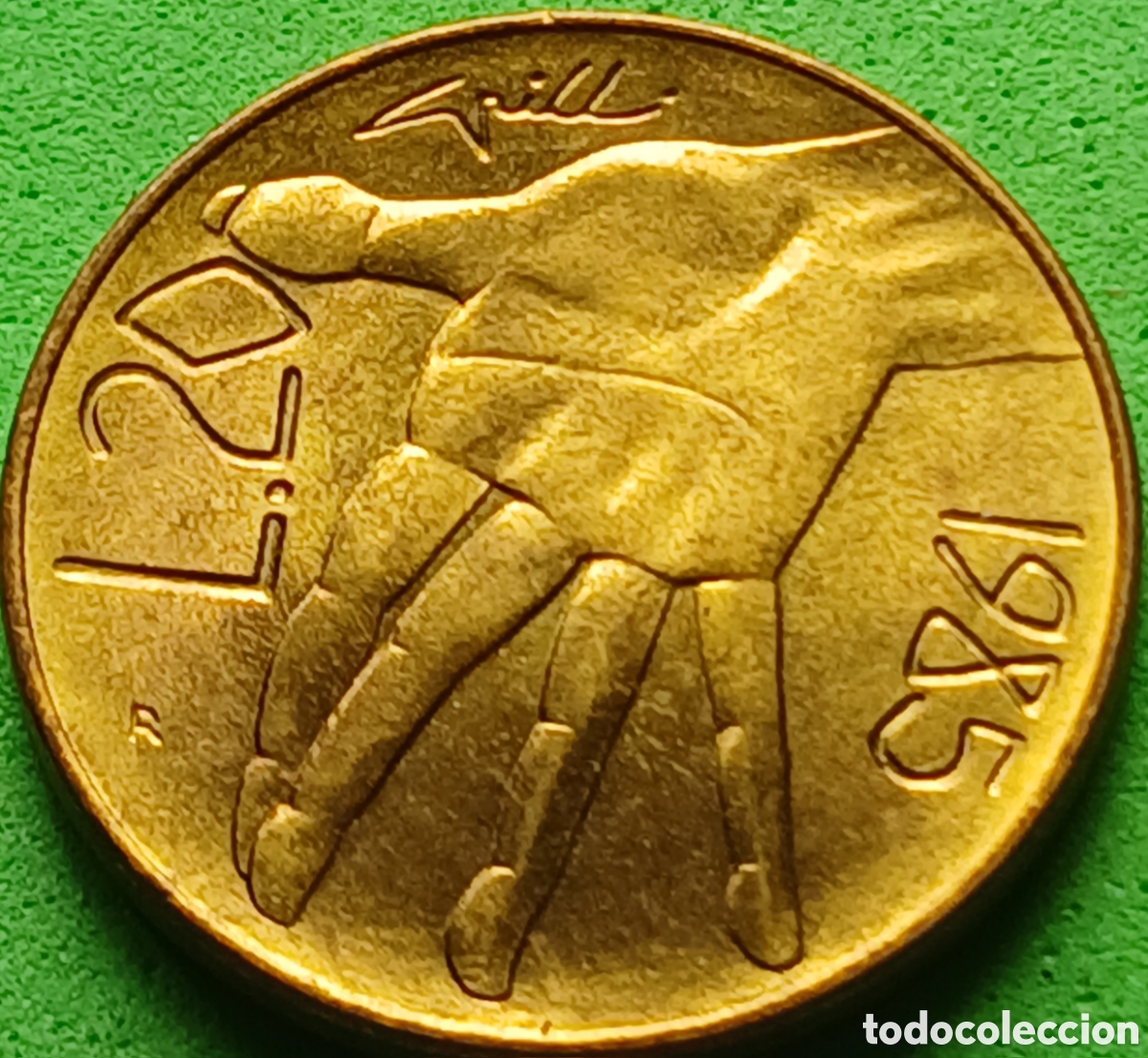 Monedas antiguas de Europa: San Marino 20 liras 1985 km#177 Lucha contra las drogas