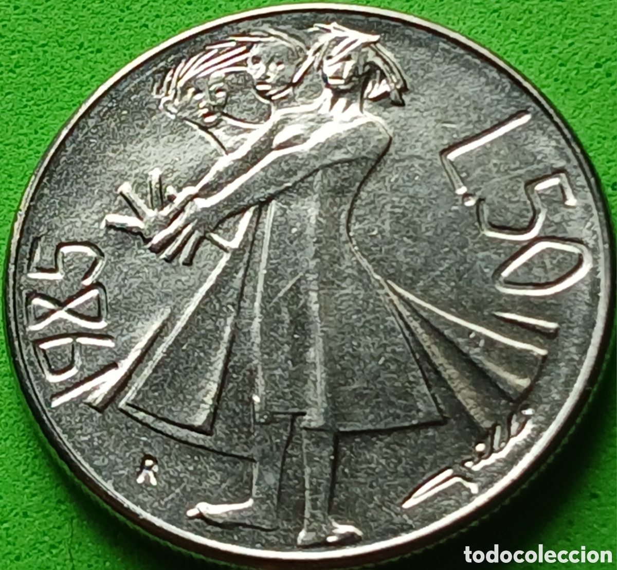 Monedas antiguas de Europa: San Marino 50 liras 1985 km#178 Lucha contra las drogas