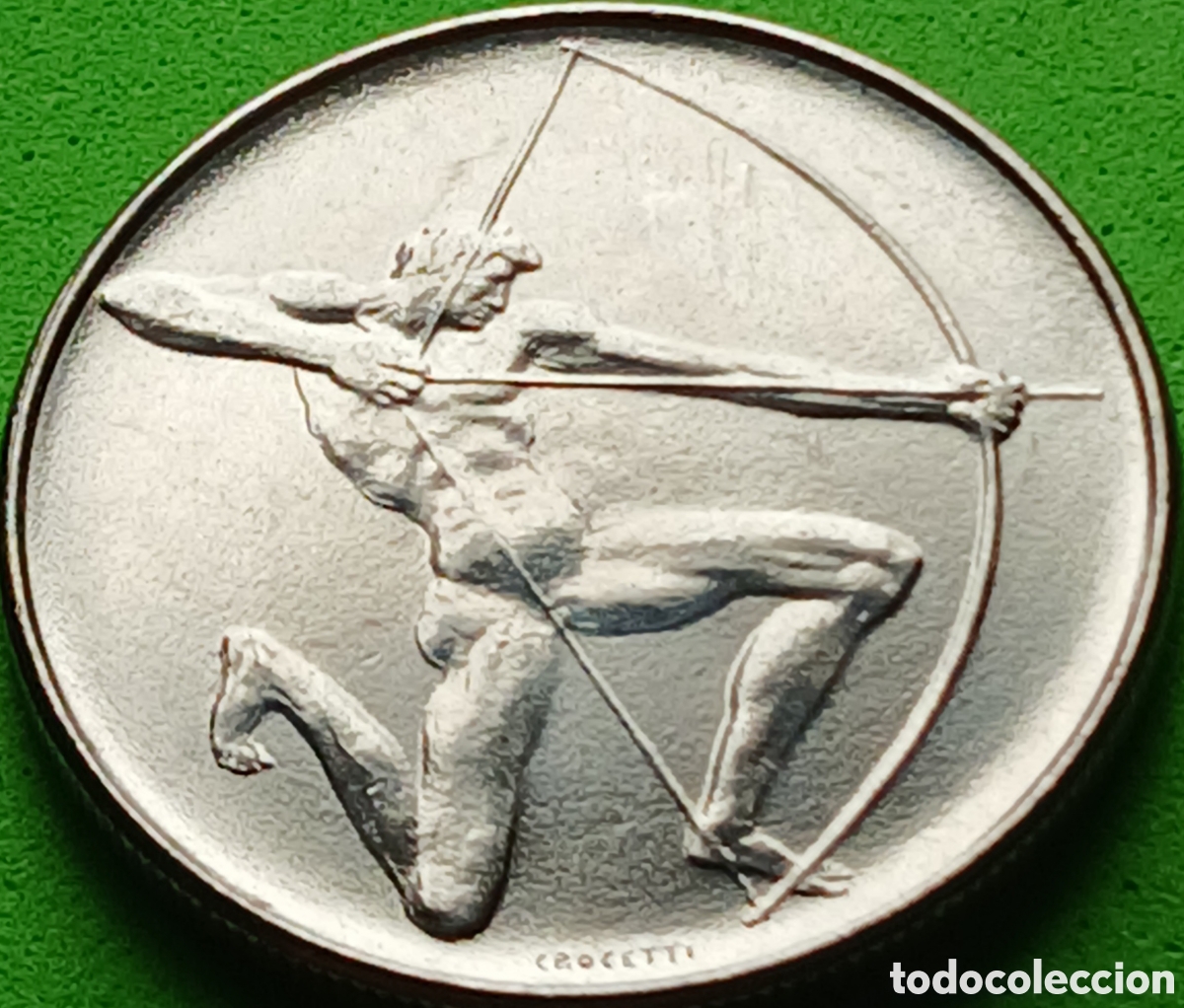 Monedas antiguas de Europa: San Marino 100 liras 1980 km#108 XXII Juegos Ol&iacute;mpicos de Verano