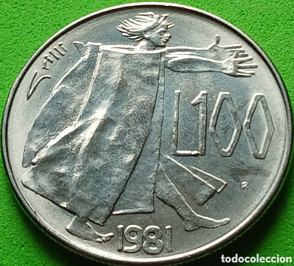 Monedas antiguas de Europa: San Marino 100 liras 1981 km#122 Paz